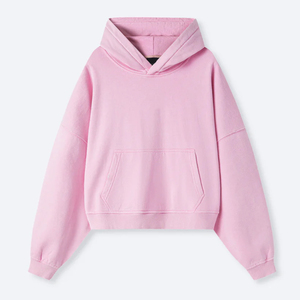 Sudadera con Capucha Extra Grande para Mujer, con Logotipo Personalizado al por Mayor, de Forro Polar Suave y Cálido para Invierno, Ajuste Holgado, con Bolsillo Tipo Canguro - Product Image 6