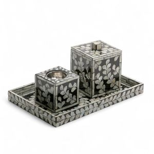 Quemador de Incienso de Nácar Refinado para Regalo de Ramadán, Decoración Interior Islámica, Espacio Espiritual y Regalo de Lujo para Clientes - Product Image 1