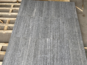 Piedra Natural, Granito Negro <span class=keywords><strong>Santiago</strong></span>, Baldosas Pulimentadas y Flameadas, Duraderas, para Pisos y Paredes Exteriores, Adoquín para Villa - Product Image 3