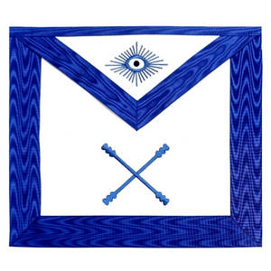2025 Blue Lodge Junior Stewards Sew-On Badge Brodé Drapeau En Cuir Pôle - Product Image 4