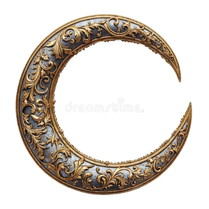 Durable Brass Moon Metal Decor For Tabletop High Quality Home Decor With Polish Finished Easy Installation - Product Image 3