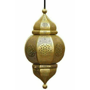 Lámpara Colgante de Techo Estilo Marroquí Vintage de Alta Calidad, Lámpara Colgante de Metal Antigua con Diseño Calado a Bajo Precio - Product Image 1