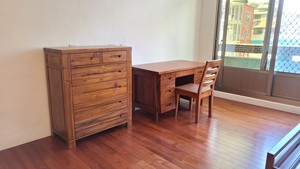 Magnífica cómoda clásica de teca con 6 cajones para dormitorio - Product Image 4