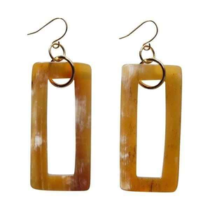 Pendientes de Botón de Cuerno Natural Únicos de Alta Calidad y Gran Venta, con Forma Personalizada para Bodas - Product Image 3