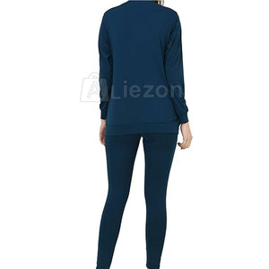 Low Moq Custom Design Women <b>Tracksuits</b> Outdoor Use Women Clothing Solid Color <b>Plain</b> <b>Tracksuit</b> - Product Image 6