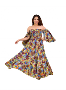 Vestido de seda acampanado de diseño vintage respetuoso con el medio ambiente, talla libre, sencillo, elegante, informal, estilo informal, cintura Natural, servicio OEM - Product Image 6