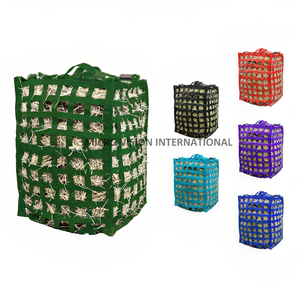 高品质四面慢饲料马干草袋彩色帆布尼龙<span class=keywords><strong>2</strong></span>英寸方形开口盛装舞步鞍座兼容 - Product Image 4