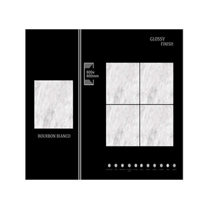 Lujo 60x60 Azulejo de cerámica de porcelana pulida Piso brillante Esmalte completo para interiores de baños clásicos modernos para pared interior - Product Image 2