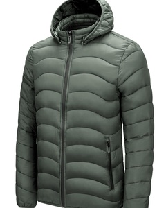 Offre spéciale, doudoune d'hiver personnalisée pour hommes, veste à bulles d'air pour hommes avec logo avant, différentes tailles de couleurs disponibles - Product Image 5