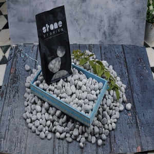 Chất lượng tốt nhất cổ điển <span class=keywords><strong>grey</strong></span> XS mịn đá tự nhiên cobbles & sỏi ngoài trời công viên cảnh quan trang trí sỏi - Product Image 4