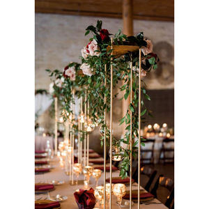 Otros centros de mesa de boda y decoraciones de mesa Soporte de pastel de metal Soporte de exhibición de flores de metal Decoración de eventos Telones de fondo al aire libre - Product Image 1