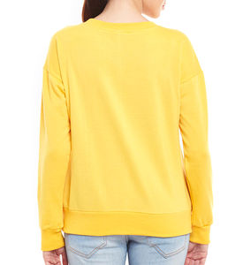 Sudaderas con Capucha Personalizadas de Felpa Francesa con Hombros Caídos y Cuello Alto, Sudaderas de Algodón de Alta Calidad con Cuello Redondo, Sudadera Extra Grande para Mujer - Product Image 3