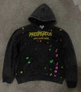 Marque personnalisée Survêtements Streetwear imprimé pour hommes Ensemble pantalon de survêtement et sweat à capuche Ensemble Survêtement imprimé éclaboussures - Product Image 1
