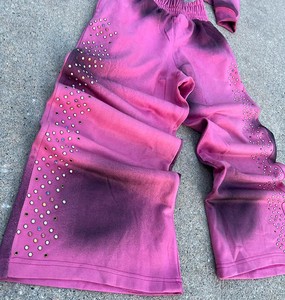 ชุดวอร์มลำลองแบบยูนิเซ็กซ์ คุณภาพสูง ผ้าฝ้าย 100% ชุดกีฬา รับสกรีนโลโก้ ชุดเซ็ตสองชิ้น ผ้าสเวตเชิ้ต ยืดได้ - Product Image 6