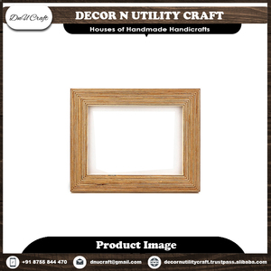 Rustic Handmade Eco-Friendly Wood <b>Photo</b> <b>Frame</b> Rectangular Vertical Personalized Embossed Tabletop Display DECOR N UTILITY CRAFT - Product Image 5