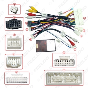 Harnais de câblage audio de voiture 16 broches avec boîte Canbus pour KIA KX5/KX7 Hyundai Sonata 9 Adaptateur de câblage d'installation stéréo - Product Image 2