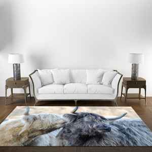 พรมพิมพ์ลาย: ลายสัตว์ทันสมัยสำหรับบ้านและร้านเสริมสวย พรมเชนิลล์ - Product Image 3