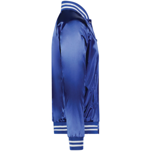 Chaqueta de Bombardero a prueba de viento nuevo diseño hombres mujeres Unisex personalizado al por mayor satén Varsity Letterman béisbol chaquetas de satén para hombres - Product Image 4