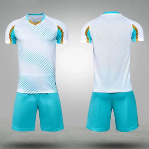 Conjuntos de uniformes de fútbol de alta calidad a bajo precio, uniforme de fútbol de serie con patrón de camiseta de fútbol táctil - Product Image 3