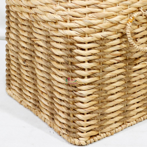 Artex Dong Thap <b>Foldable</b> Handmade Water Hyacinth Wicker Storage <b>Baskets</b> for Home and <b>Laundry</b> Organization - Product Image 4