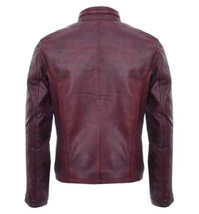 Oem Men's <b>Leather</b> <b>Jacket</b> Wholesale Genuine <b>Leather</b> Outerwear <b>Jacket</b> for man <b>Long</b> Sleeve High Quality Zipper Men <b>Leather</b> <b>Jacket</b> - Product Image 2