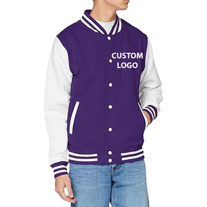 OEM clásico largo con capucha impermeable 100% lana estilo universitario personalizado Chenille bordado Logo invierno Varsity chaqueta para hombres - Product Image 5