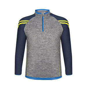 แจ็กเก็ตซิปครึ่ง GAA แบบปรับแต่งได้ผ้าถักโพลีเอสเตอร์100% ขนาดใหญ่พิเศษสำหรับฤดูร้อน - Product Image 1