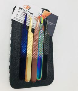 กล่องแหนบต่อขนตาแบบแผ่นพลาสม่าปลายแหลมแบบปรับแต่งโลโก้ได้อย่างยั่งยืน - Product Image 2