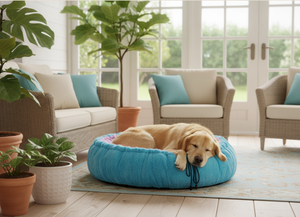 Lit pour animaux de compagnie Amistar, grand, confortable et convertible en fourrure, pour vos animaux bien-aimés - Product Image 6