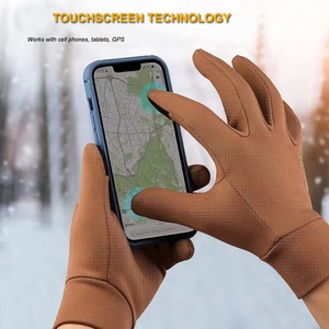 Haute bonne qualité meilleur taux hiver neige gants de cyclisme chaud hommes coupe-vent pour gants de ski meilleure qualité polaire et coussinet en Gel - Product Image 2