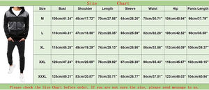 Ensembles de survêtements pour hommes tendance en hiver, grande taille, design uni décontracté, 100% coton, léger, séchage rapide, respirant, deux pièces - Product Image 5