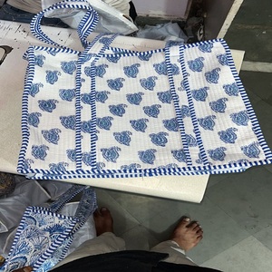 Vintage Kantha Quilt Tote <b>Bag</b> Reusable Eco Friendly Cotton <b>Patchwork</b> <b>Bags</b> Handcrafted Kantha Work Tote <b>Bags</b> Quilted Cotton - Product Image 1