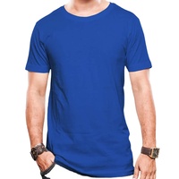 T-shirt unisexe Tri Blend écologique à séchage rapide 200g bleu royal avec tissu premium en fil ring-spun et mélange 50/50 à séchage rapide