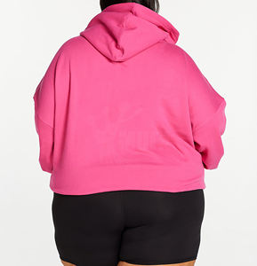 <b>Men's</b> Winter 100% Cotton Pullover <b>Hoodie</b> with Pocket Solid Pattern <b>Plain</b> Dyed Plus Size OEM Service Available - Product Image 3