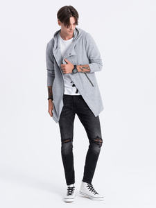 Sudadera con Capucha de Lujo para Hombre al por Mayor, 100% Algodón, Diseño Térmico con Estampado Personalizado, Cierre de Cremallera, Transpirable, para Invierno - Product Image 3