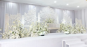 ฉากหลังงานแต่งงานแบบนิกะห์สุดหรู ดีไซน์ใหม่ล่าสุด แผงโลหะตัดเลเซอร์ ขายส่งจากโรงงานในสหรัฐอเมริกา - Product Image 2