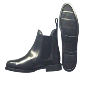 Botas de montar a caballo de alta calidad al por mayor respetuosas con el medio ambiente, fuelle elástico de cuero suave TPR Sole2025 - Product Image 1