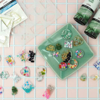 Vente en gros de sous-verres transparents en résine avec motif floral, tapis décoratif pour la cuisine et les fêtes au Vietnam