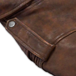 Chaquetas de Cuero Genuino de Moda de Lujo Personalizadas para Hombre, Chaqueta de Cuero Impermeable de Invierno para Hombre, Estilo Nuevo, Chaqueta de Cuero Elegante - Product Image 6