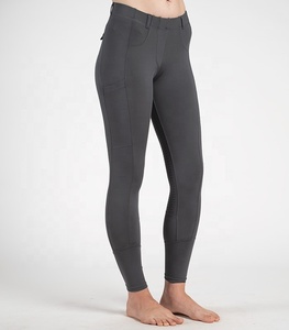High Performance Luxury Horse Riding Silicone <b>Tights</b> Bottom Hot Selling Button Riding Breeches Silicone Horse Leggings - Product Image 6