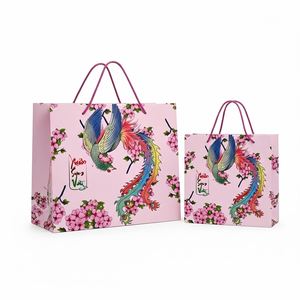 Custom Hot Stamping Luxury Gift Art <b>Paper</b> Bag with Logo <b>Laminated</b> Eco-Friendly & Recyclable for Package and Decoration - Product Image 2