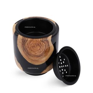 Handmade Boho Chic Resin <b>Wood</b> Bakhoor <b>Burner</b> Incense Tray <b>for</b> Meditation and Aromatic Use Eco Friendly Durable Artisan Craft - Product Image 5