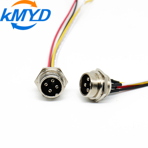 Adaptor Penerbangan GX16 Tahan Getaran, Kabel PVC Inti Tembaga 22 AWG 4-Pin, BMS untuk Sepeda Listrik/Skuter Listrik, Sistem PV Surya 150mm - Product Image 3