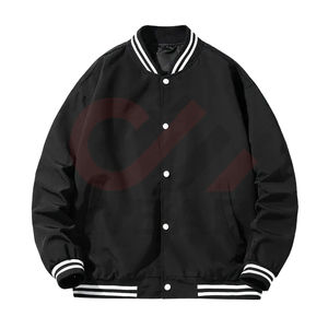 Venta caliente de moda de satén de seda al por mayor Varsity Jacket Custom Color Logo Men Varsity Jacket Made in Pakistan OEM ODM Revisado - Product Image 1