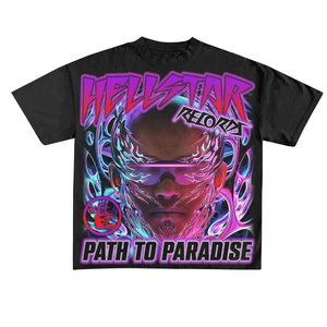 Camiseta Moderna de Algodón/Poliéster Grueso para Hombre |   Camiseta Extra Grande Ecológica con Estampado Personalizado para Estilo Urbano y Moda - Product Image 6