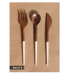 Juego de Cubiertos de Madera de Alta Calidad al por Mayor para Hotel y Restaurante, Cubiertos de Madera, Cuchara, Cubertería para Cocina - Product Image 1