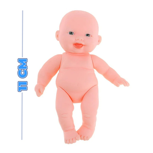 Muñeco de Vinilo Realista de 11 cm, Mini Modelo de Bebé Reborn, Juguete para Niños, Juguete de Dibujos Animados Suave con Material de Tela - Product Image 2