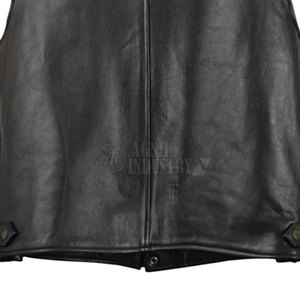 Chaleco de Cuero Duradero y Transpirable de Alta Calidad, Diseño de Logotipo Personalizado, Ropa de Moda Casual de Invierno para Hombre - Product Image 5