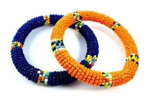 Fancy Beautiful Cute Color Combination Handmade <b>Beaded</b> Embroidery <b>Bracelet</b> with Trendy Touch Be Bold, Be Bright, Be You - Product Image 2