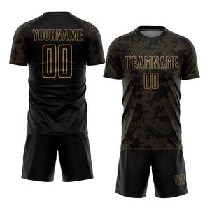 Uniformes de Fútbol Profesionales de Alta Calidad, Fabricados en Fábrica, Jersey con Precio Económico, Ropa de Fútbol Nueva, Cuello Redondo, Color Sólido - Product Image 3